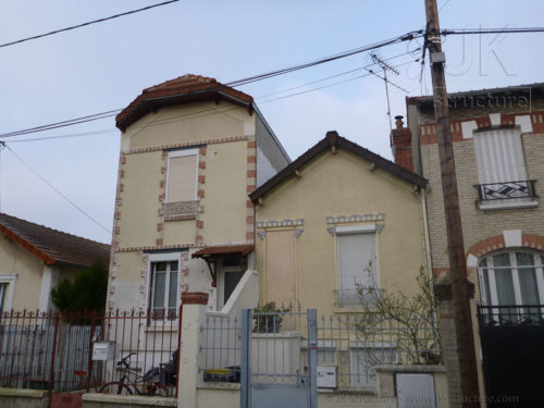 Réhausse d'une maison en France